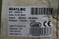 LADAC 4041LBC DUAL STAND-BY BATTERY CHARGER 42VAC 50/60Hz Unused OVP