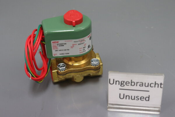 ASCO X8210D002P15460 Wegeventil DRY AIR 5-125 PSI 110/120V 50760Hz Unused