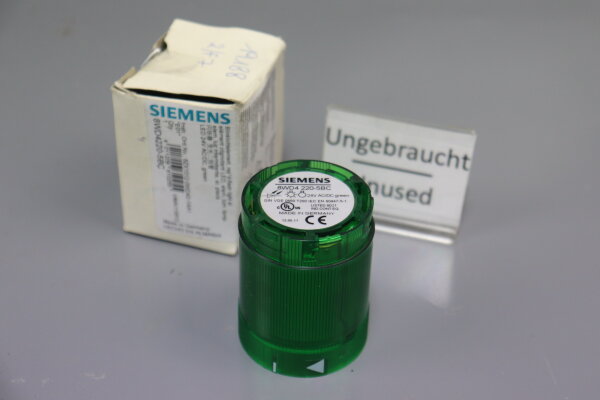 Siemens 8WD4220-5BC Blinklichtelement Gr&uuml;n LED 24VAC/DC Unused OVP