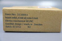 Piab 3116061 Vacuum switch 31.16.061 NO/NC el.mek adj...