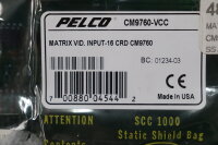 PELCO Matrix Vid. INPUT-16 CRD CM9760-VCC Unused