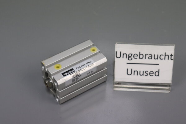 Parker Pneumatik Zylinder P1QS025DC7G0030 10 Bar Unused