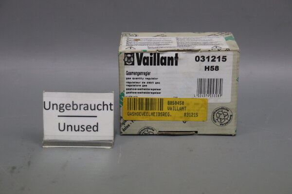 Vaillant 03-1215 H58 031215 Gasmengenregler unused Sealed