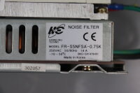 MITSUBISHI FR-S520S-0.2K-ECR Inverter + Noisefilter FR-S5NFSA-0.75K Used