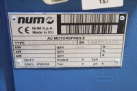 Num AC Spindel Motor AMS132LE1Q32LS1 22Y KW 1250 u/min...