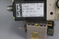 B&Uuml;RKERT 420-G-3,0-B-PA-C-006 Magnetventil 2,5-10bar...