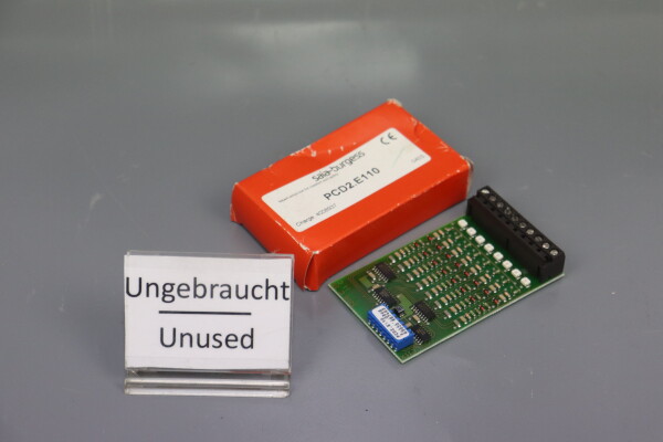 Saia-Burgess PCD2.E110 Eingangsmodul 63020 857463 0346 5200C10 Unused OVP