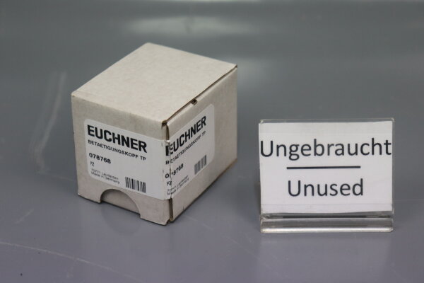 Euchner 078768 Bet&auml;tigungskopf TP Type FZ Unused OVP