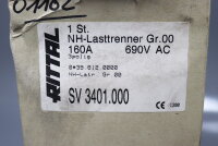 Rittal NH Lasttrenner Gr.00 160A SV 3401.000 Unused OVP