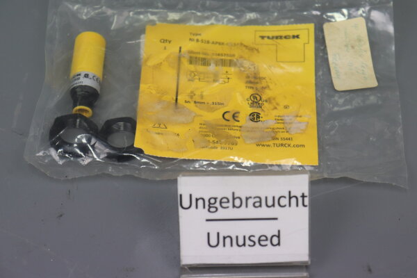 TURCK NI 8-S18-AP6X-H1141 Induktiver Sensor 10-30VDC 200mA Type 1 Unused