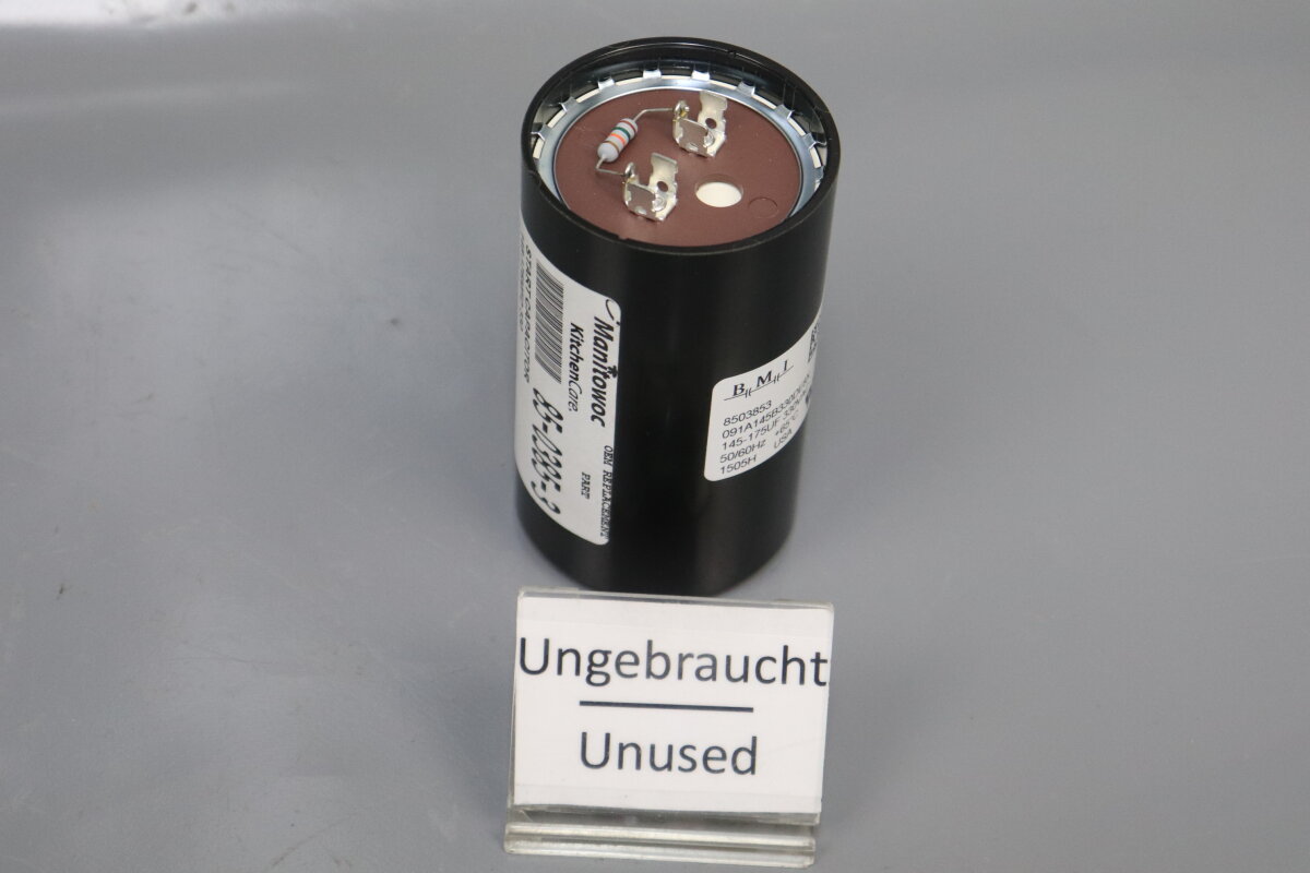 MANITOWOC 8503853 Start Capacitor 145-175MFD 330 D34/H54 50/60Hz Unus