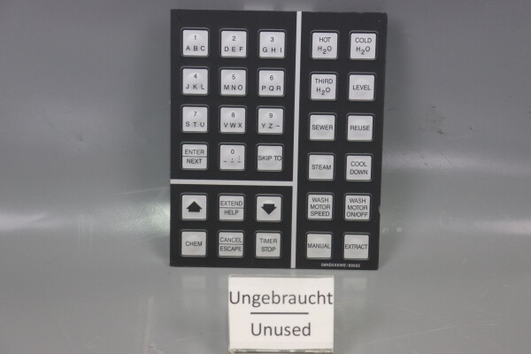 PELLERIN MILNOR 08ND5X6WE Keypad Switch Panel 85YY3112-1 DBGMJU 92226 Unused