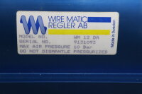 Wire Matice WM 12 DA Regler AB 10Bar Used