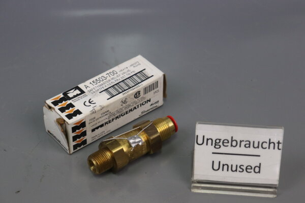 MUELLER Refrigeration A 15503-700 Safetymaster Relief Valve 3/8 700psi Unused OVP