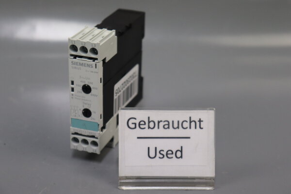 SIEMENS SIRIUS 3UG4513-1BR20 &Uuml;berwachungsrelais 160-690V 0,1-20s Used