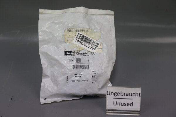 Parker PS1-E101 Verteilerendplatte 80381 8bar 116psi 240V Unused OVP