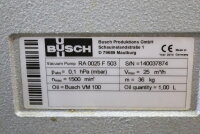 Busch vacuum pump R5 RA 0025 F 503 0,1 mbar + Motor MS2...