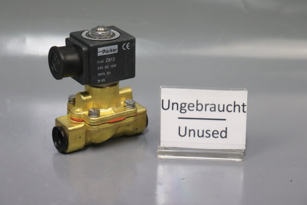 Parker VE168.1IN G0519-ZB12 Magnetventil 24VDC 15W 0,5/16bar Unused