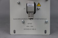 Siemens Rectifier Module E48 / 30 WBRUG-FGO 48V/30A GR60 S31043-K1169-X Used