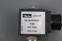 Parker E121K03 G5113B-481865C2 D5B F Magnetventil 24V 9W 7bar 3mm Unused
