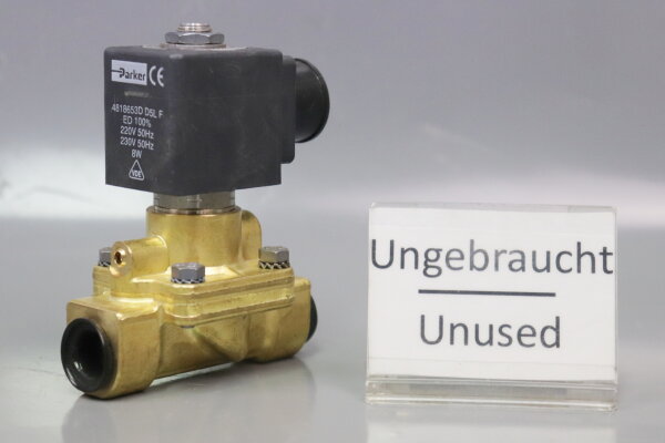 Parker 7321BIV00 G0519B-4818653D D5L F Magnetventil 8W 220-230V 50Hz Unused