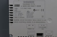 Siemens 6AV6 642-0AA11-0AX0 Touchpanel 6AV6642-0AA11-0AX0 E:12 used tested