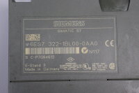 Siemens SIMATIC S7 6ES7 322-1BL00-0AA0 SM322 Ohne Deckel...