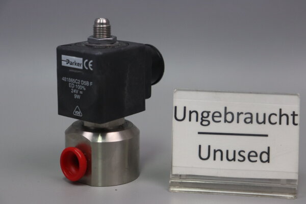 Parker 133V5406 G4414A-481865C2 D5B F Magnetventil 24V 9W 10bar 1,5mm Unused