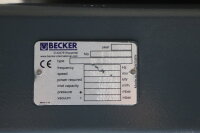 BECKER SV 5.250/2-10 Seitenkanal Vakuumpumpe...