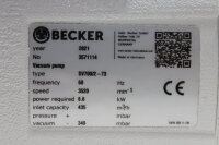 BECKER SV 700/2-73 Seitenkanalverdichter 435m³/h...