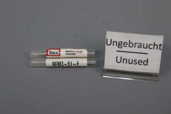 Ingersoll-Rand IRAX RFM3-51-F Hartmetallfr&auml;ser 2xSt&uuml;cke FEINZAHNUNG Unused