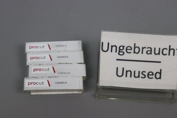 Procut D30303-8 Hartmetallfr&auml;ser 4xSt&uuml;cke Kugelform Unused OVP