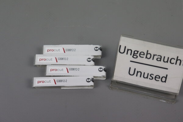 Procut G30612-2 Hartmetallfr&auml;ser 4xSt&uuml;cke Spitze Baumform Unused OVP