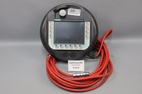Siemens SIMATIC Mobile Panel 177 PN 6AV6645-0BC01-0AX0 mit Zustimmtaster Used