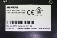 Siemens SIMATIC Mobile Panel 177 PN 6AV6645-0BC01-0AX0 mit Zustimmtaster Used