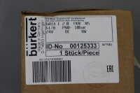 B&Uuml;RKERT 6014 C 2,0 FKM MS Magnetventil 00125333 G1/8 0-10bar 24VDC 8W Unused OVP