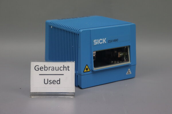 Sick CLV490-2010 Barcode Scanner 1019311 18-30VDC 9,5W 1A V5.11 Used