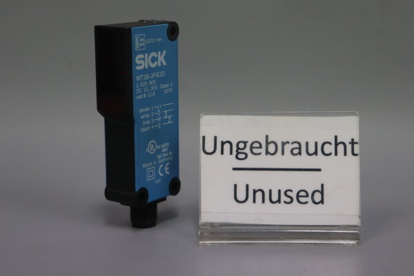 SICK WT18-3P420 Lichtreflexionssensor 1025905 10-30VDC 0,1A Class 2 Unused