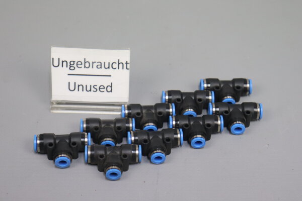 Festo QST-8-6-50 T-Steckverbindung 9xSt&uuml;cke 130821 Unused