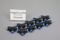 9x Festo QST-8-6-50 T-Steckverbindung 130821 Unused