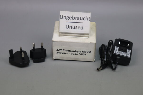 JAY Electronique UBCU Ladeger&auml;t 3A-061WP12 240VAC 12VDC 38/08 Unused OVP