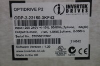INVERTEK DRIVES ODP-2-22150-3KF42 OPTIDRVE P2 Inverter...