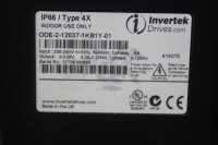 Invertek Drives ODE-2-12037-1KB1Y-01 Wechselrichter Typ 4X 0,37KW Used
