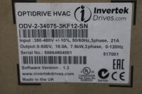 INVERTEK DRIVES ODV-2-34075-3KF12-SN OPTIDRIVE HVAC 7,5KW...
