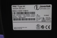 Invertek Drives ODE-2-12037-1KB1X Wechselrichter Typ 4X...