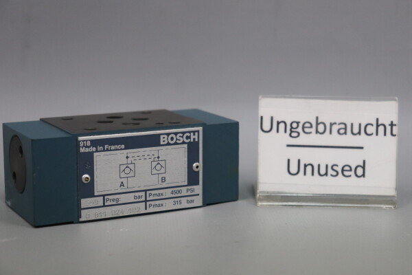 Bosch 0 811 024 102 Durchflussregelventil 0811024102 315bar 4500psi Unused
