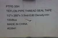 PTFE-35H High Density Thread Seal Tape 99 St&uuml;ck MIL SPEC T-27730A Unused OVP