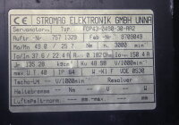 Stromag Elektronik F0P43-0490-30-AA2 Servomotor 3000U/min...