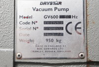 Edwards Drystar Vakuumpumpe GV600 50Hz A70574900...