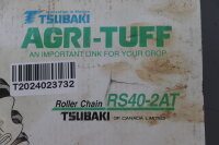 Tsubaki RS40-2AT Roller Chain 10Feet/3,048m Unused OVP
